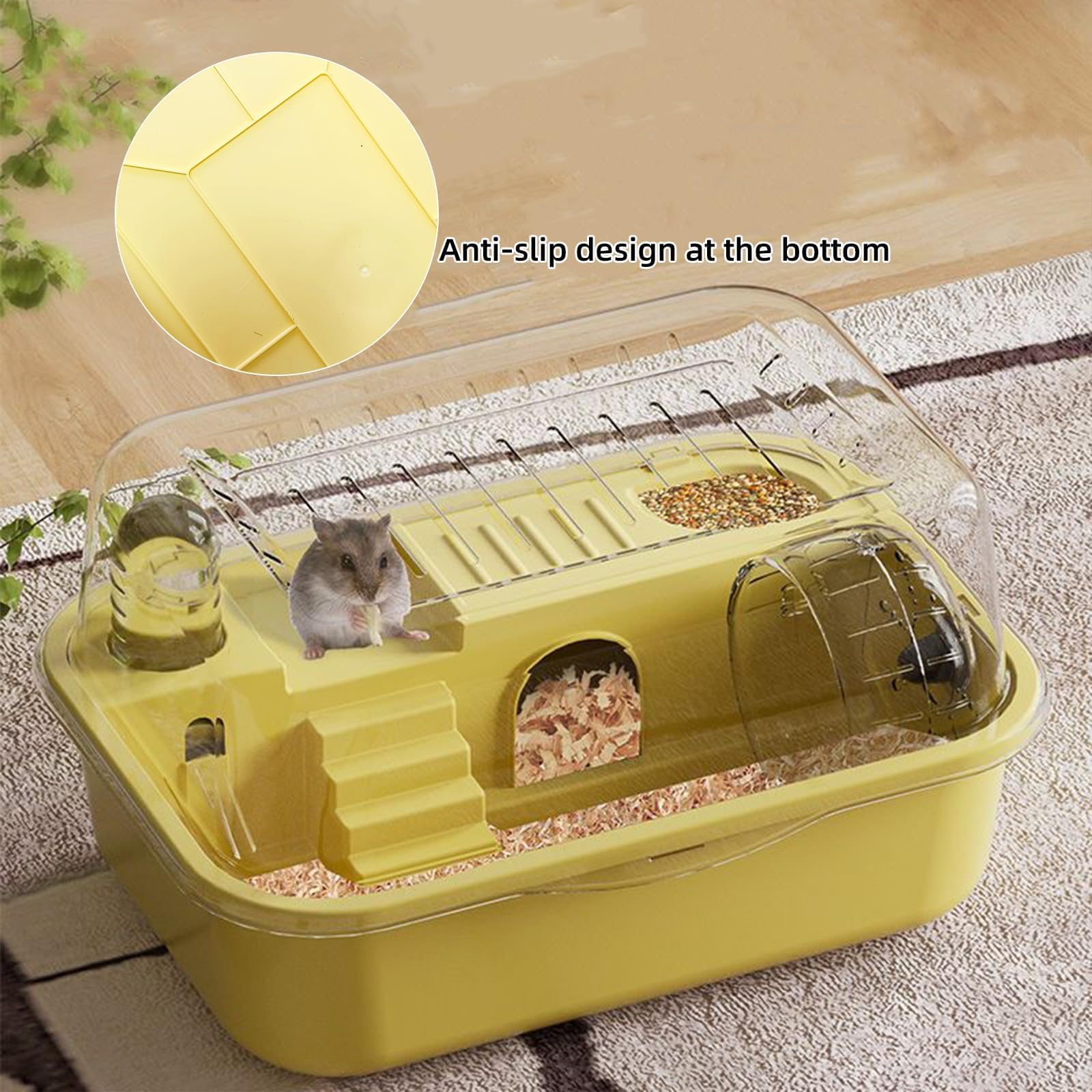 Hamiledyi dwarf hamster cage portable carrier for easy transport