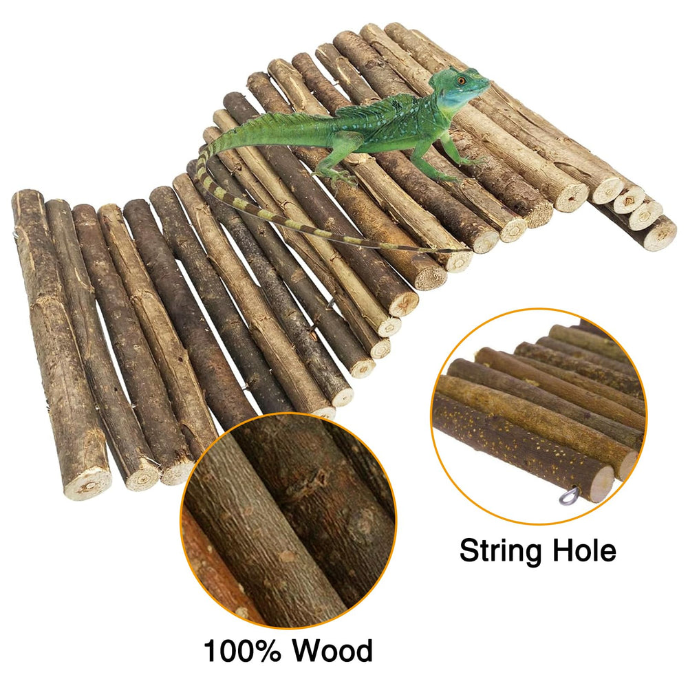 Hamiledyi extra-large reptile hideout bendable-wire design enables flexible, custom habitat shapes.
