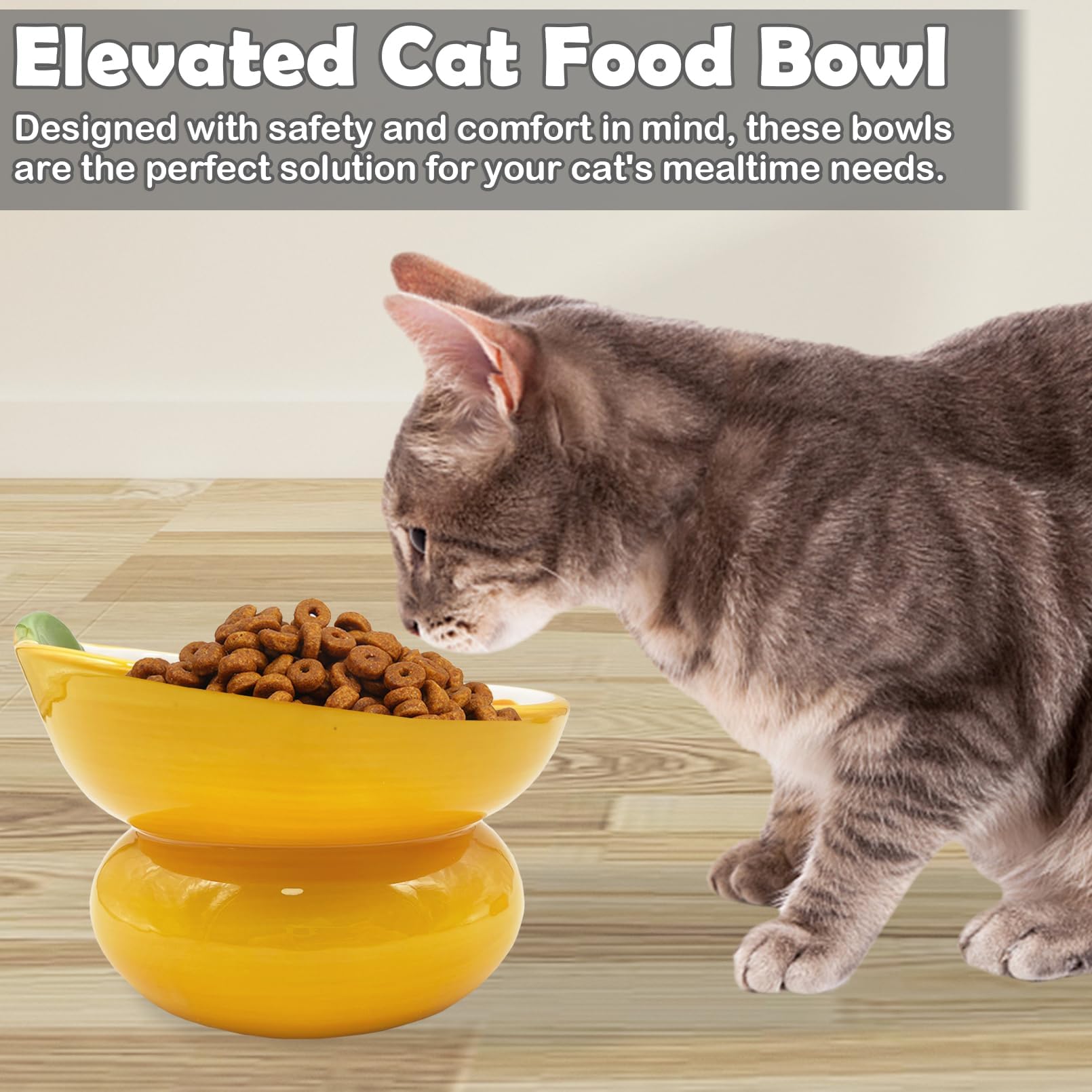 Hamiledyi fruit shape design cat bowl adds cheerful home decor