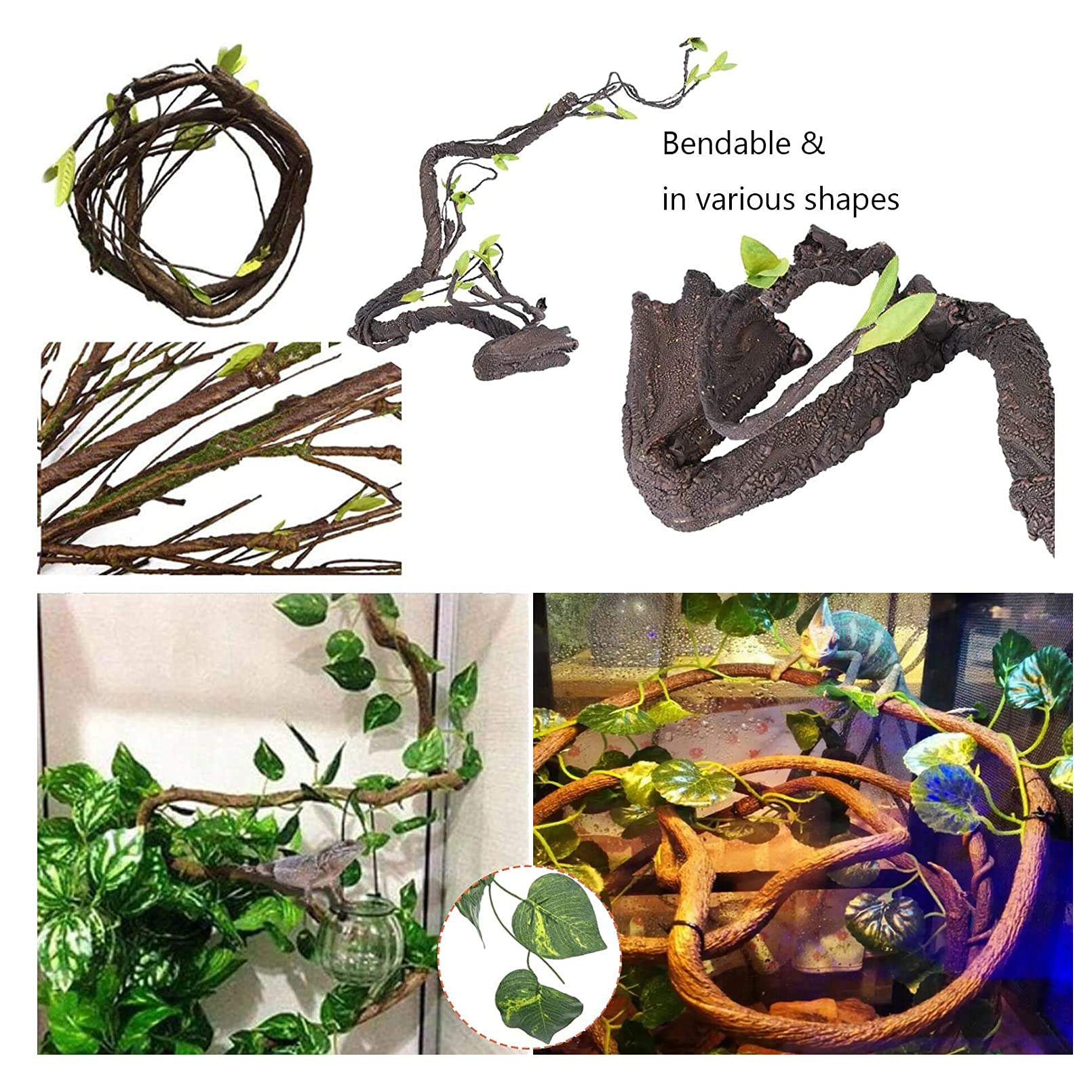 Hamiledyi Gecko Coco Den inside-hideout offers secure retreat for geckos and small lizards.