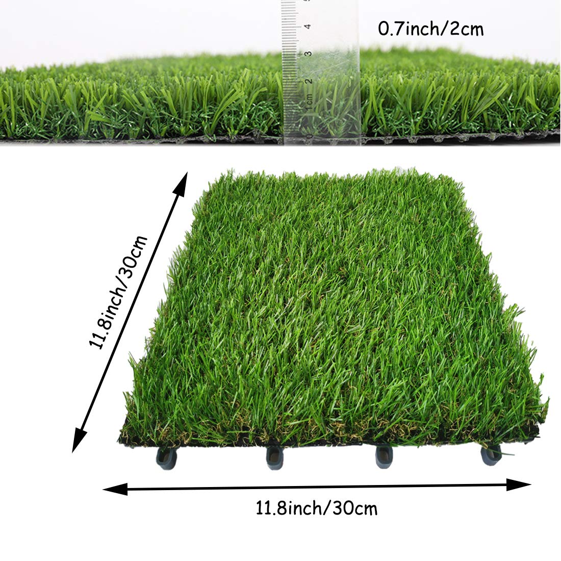Hamiledyi 11.8-inch square grass mat ready for rabbits, guinea pigs, and other small pets.