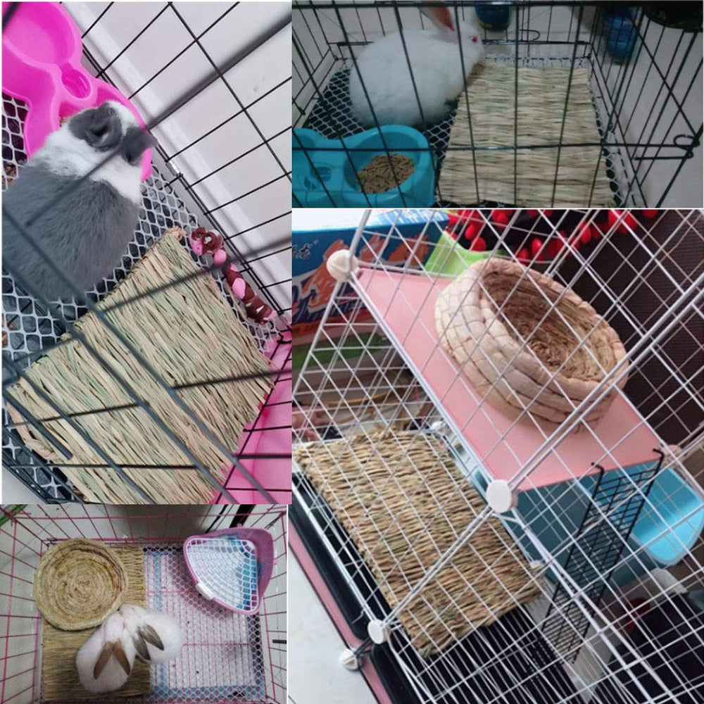 Hamiledyi Grass Mat Small Animal Use: versatile nest and flooring for cages