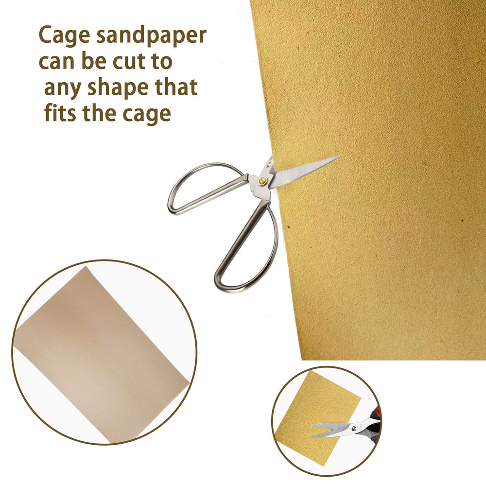 Hamiledyi bird cage liner can be cut to fit any cage size.
