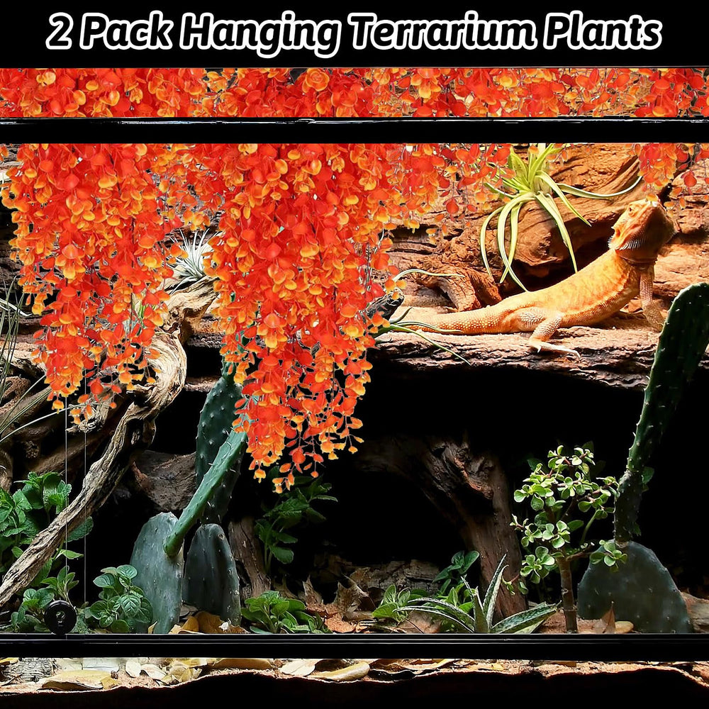 Hamiledyi plastic plants are easy to clean and sanitize for any aquatic setup.
