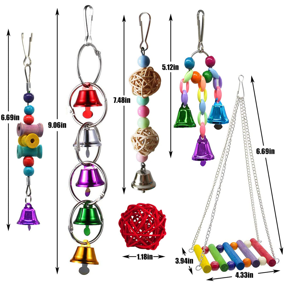 Hamiledyi hollow bell ball image demonstrates interactive chew and chirp sound.