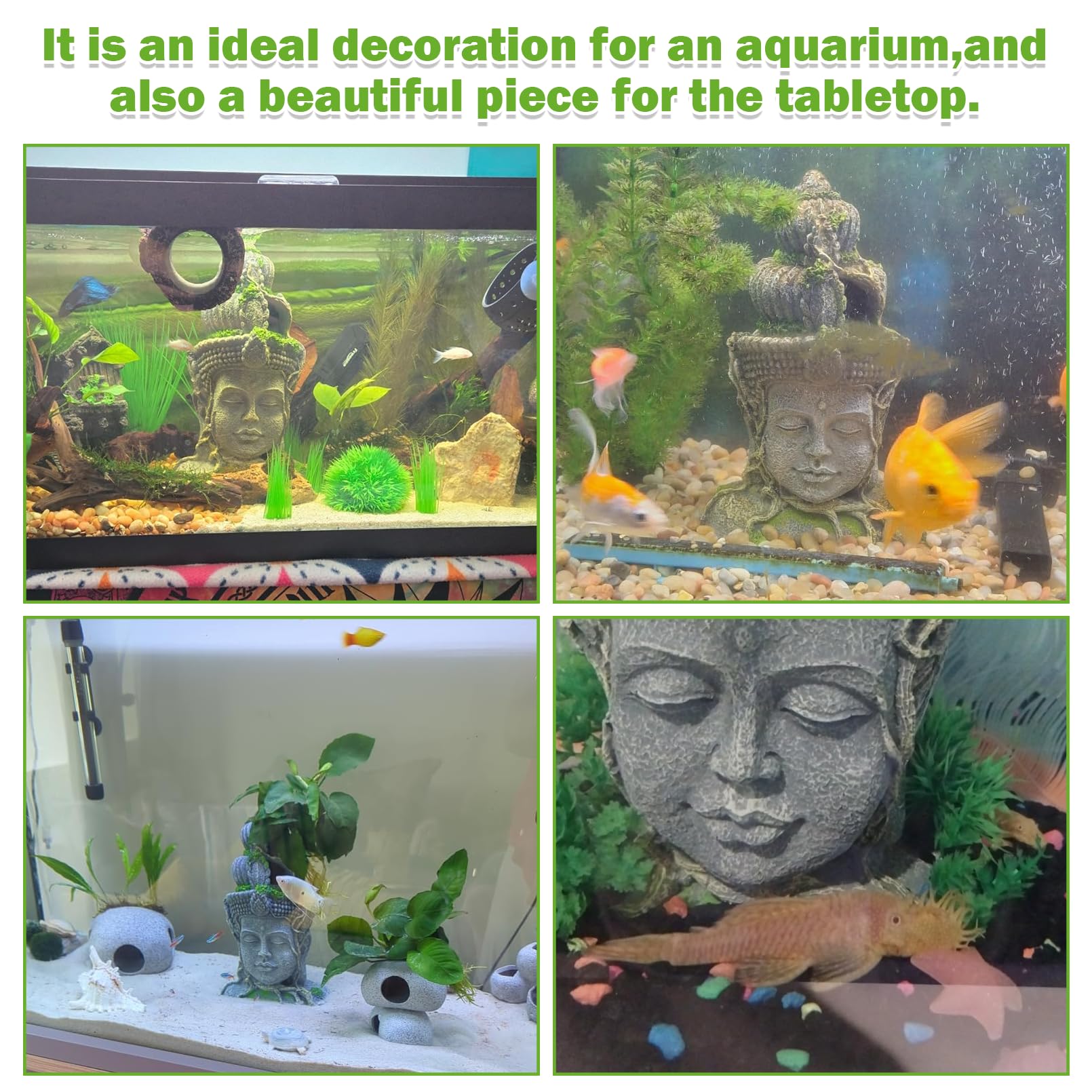 Hamiledyi large tank ornament provides sleep and hideout for bettas