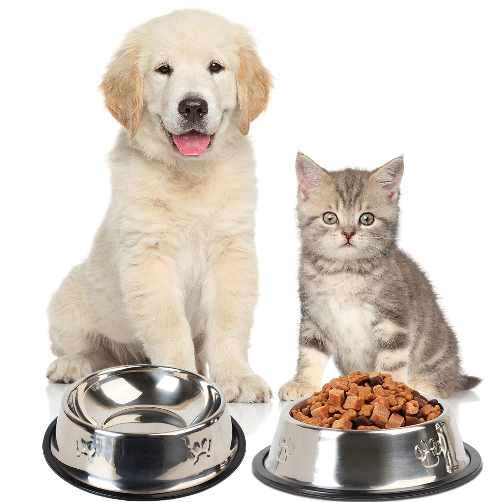 Hamiledyi multi-use bowls for dry food, wet food, and water.