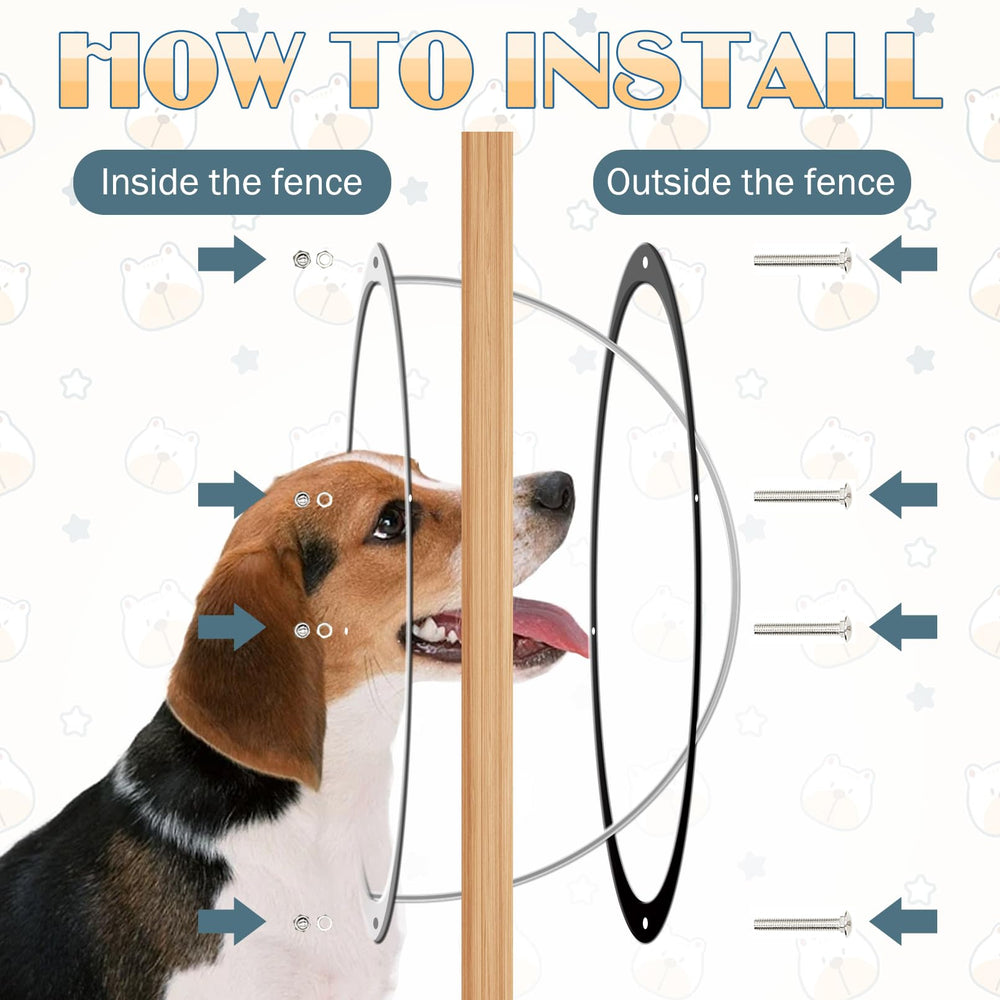 Hamiledyi Pet bubble window close-up shows durable acrylic with easy-clean surface