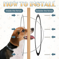 Hamiledyi Pet bubble window close-up shows durable acrylic with easy-clean surface
