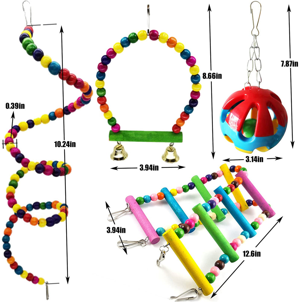 Hamiledyi rattan balls closeup shows safe chew toys for beaks and healthy play.
