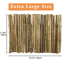 Hamiledyi reptile hideout bridge close-up shows bendable wood for tunnels.