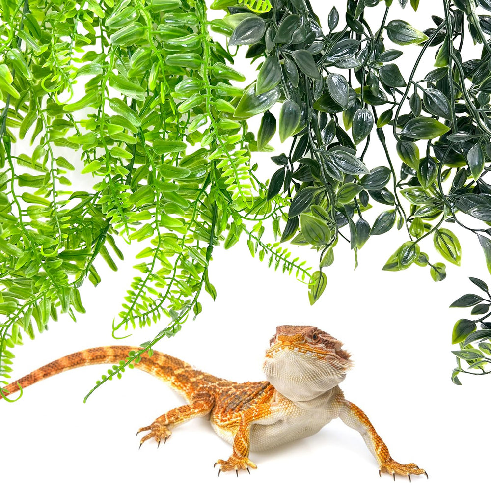 Hamiledyi small vine leaf 11-inch adds perching spots and color to habitats.