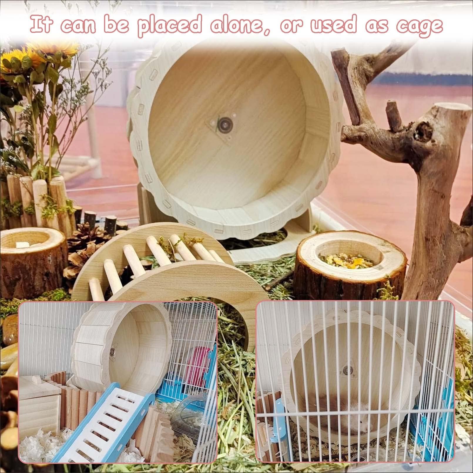 Pet enjoying exercise on Hamiledyi wheel showcasing safe spine-friendly movement.