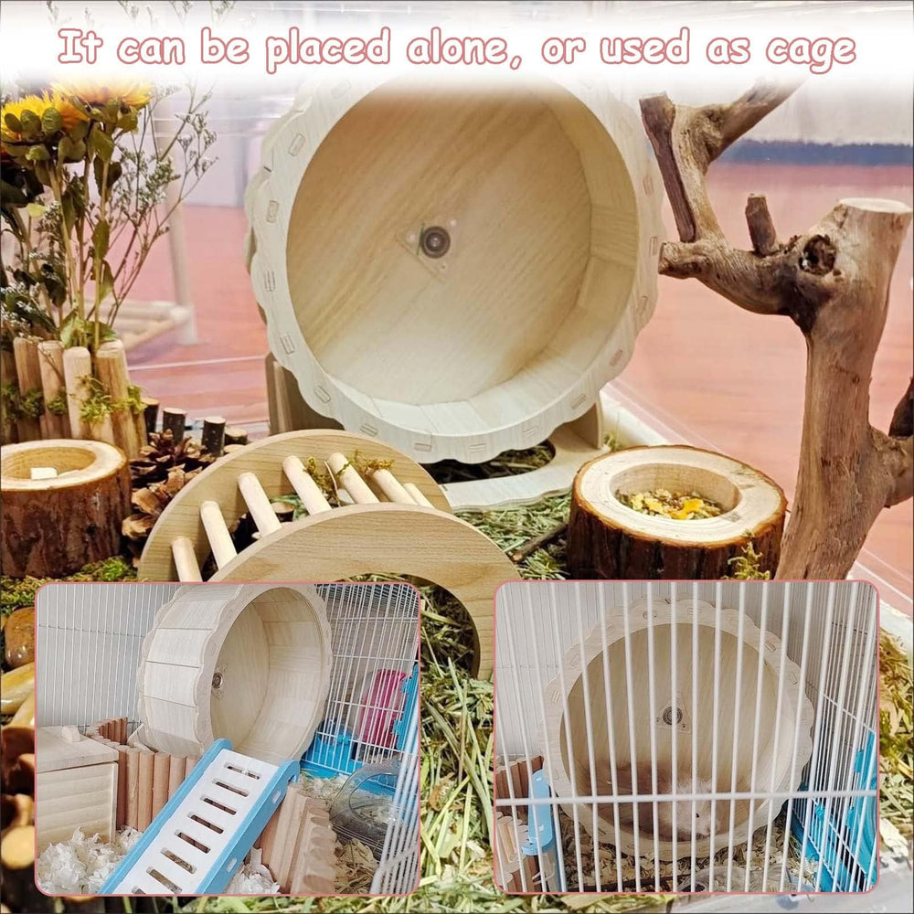 Pet enjoying exercise on Hamiledyi wheel showcasing safe spine-friendly movement.
