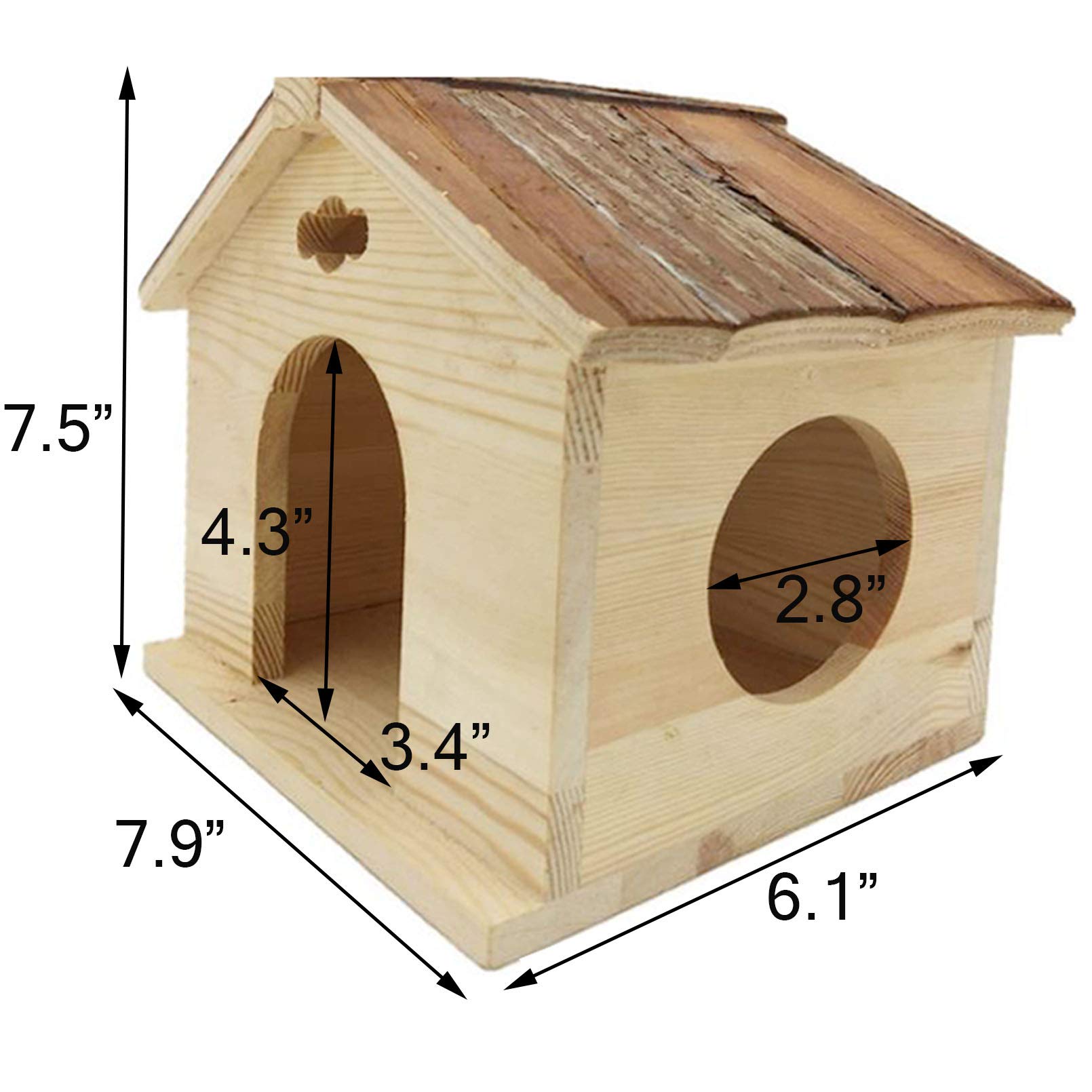Hamiledyi spacious hideout with bedding space and toy storage.