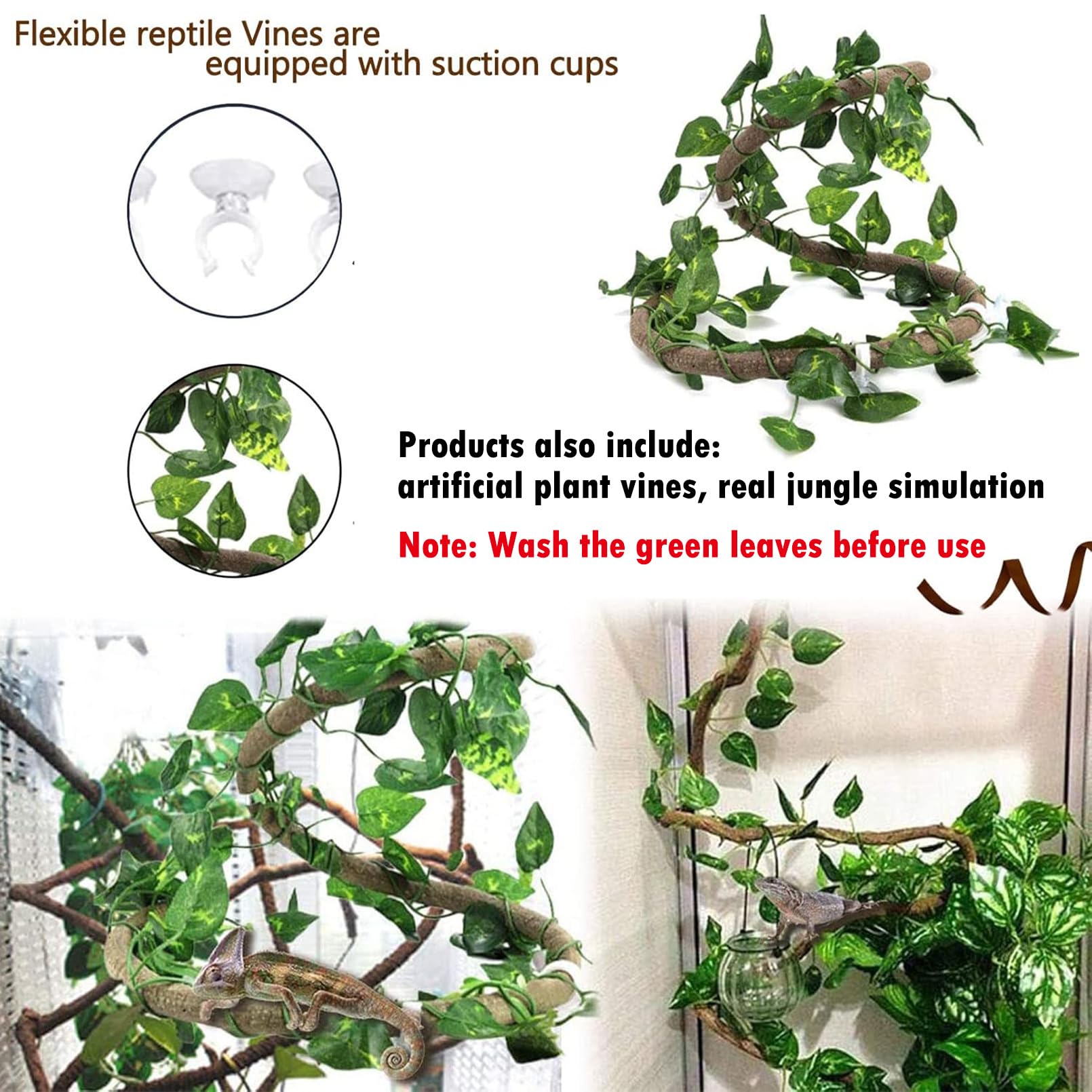 Hamiledyi suction cups help secure decorations for stable tank setups.