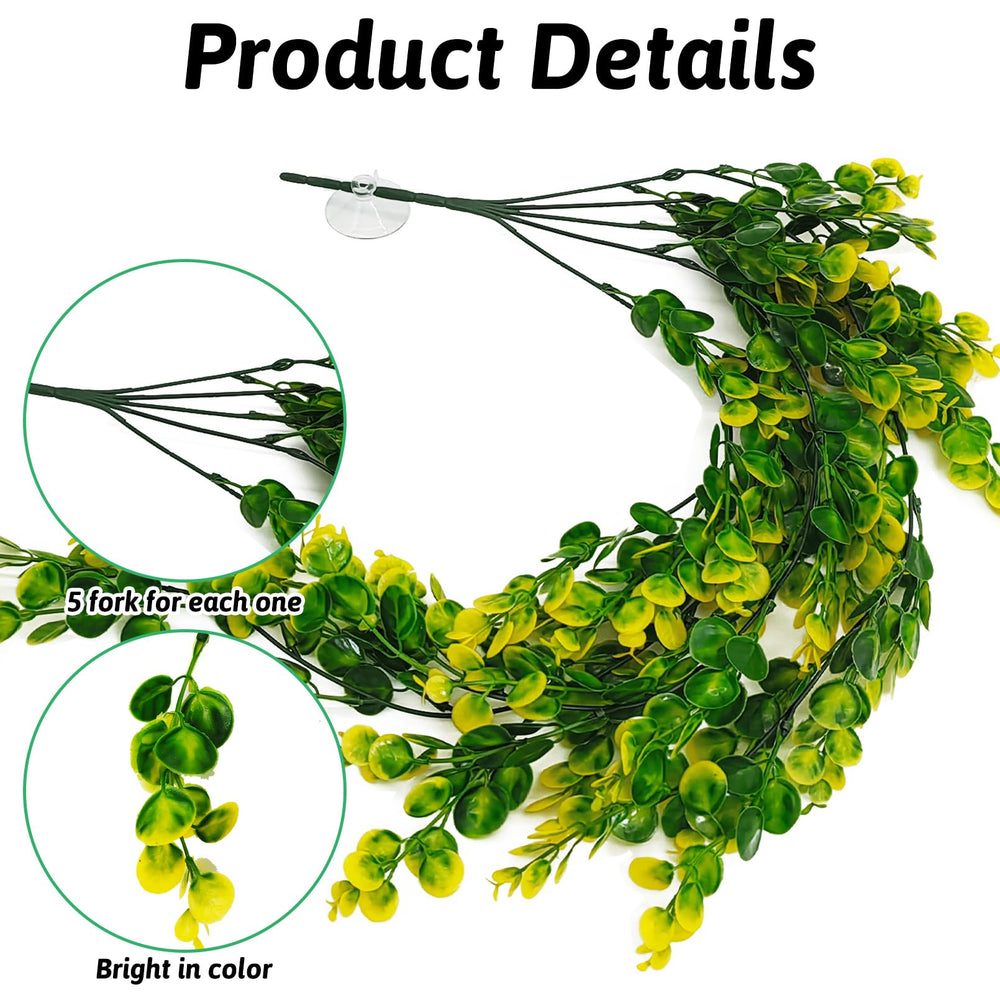 Hamiledyi three-dimensional vine design enhances habitat realism for reptiles