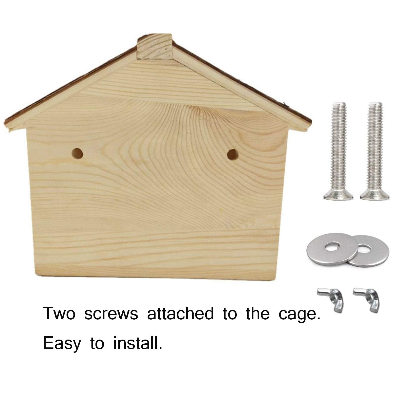 Hamiledyi wooden house easy-clean surface supports quick maintenance.