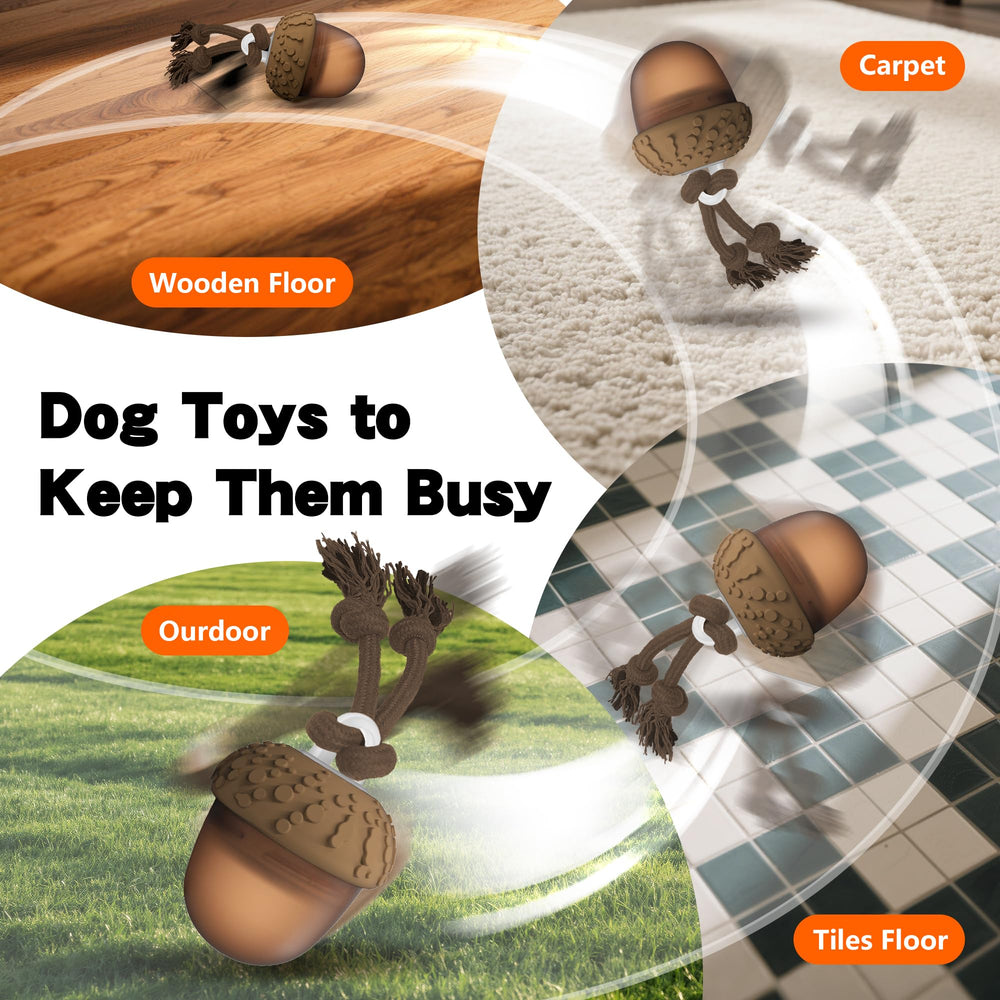 Hanarook interactive ball suitable indoors and outdoors for active dogs