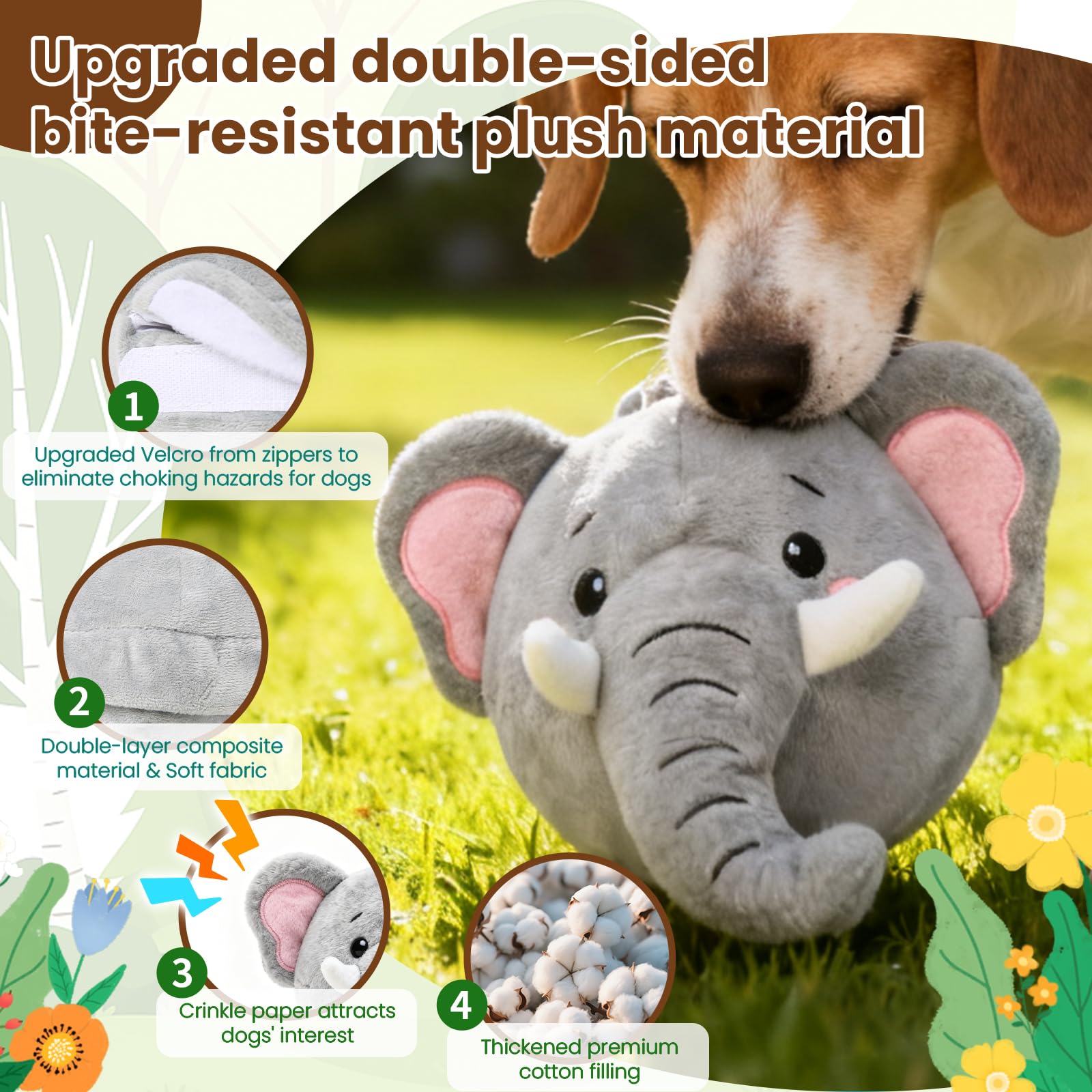Hanarook elephant Type-C charging image highlighting quick recharge and ready-to-play sessions
