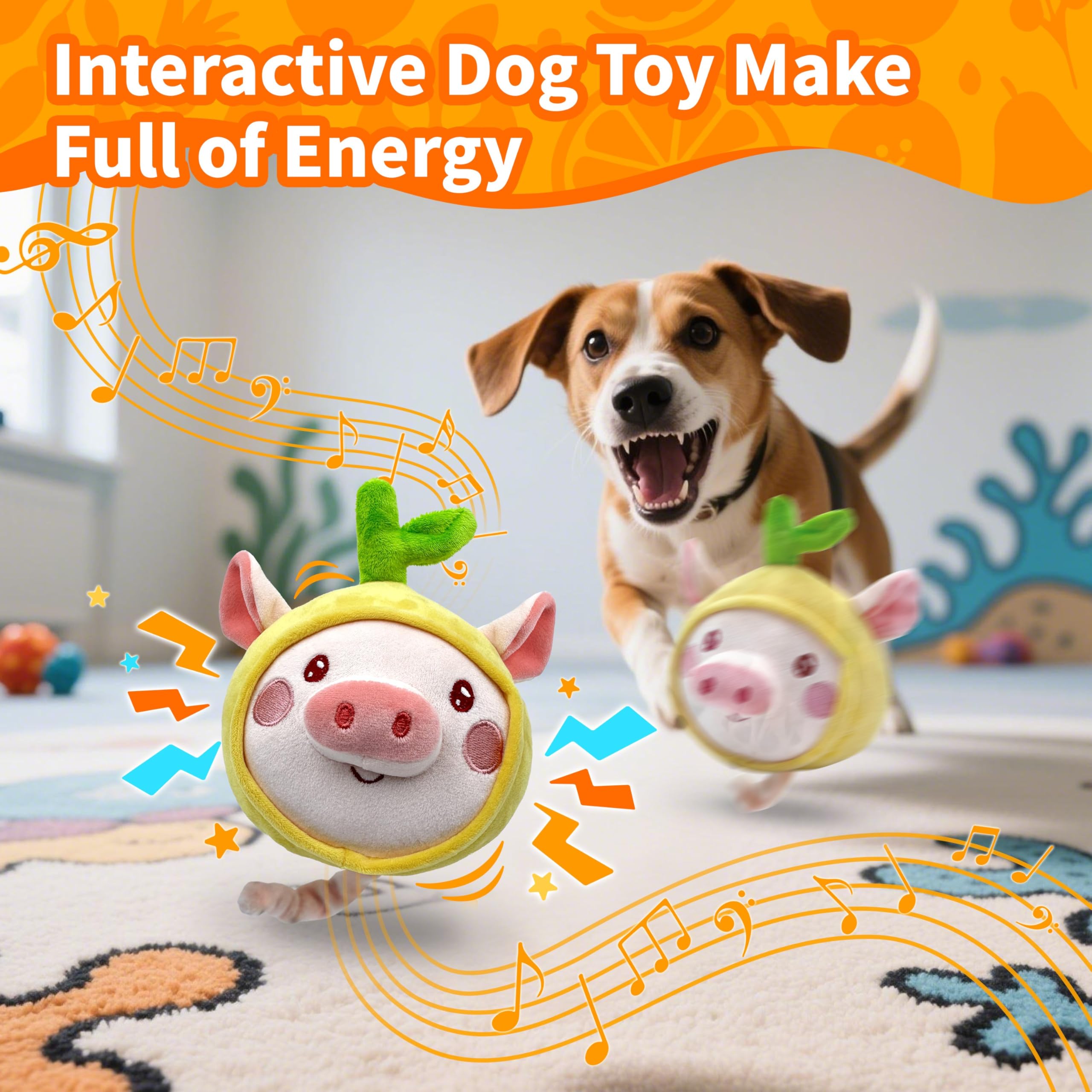 Hanarook Interactive Dog Toy Velcro panel enables easy disassembly and cleaning