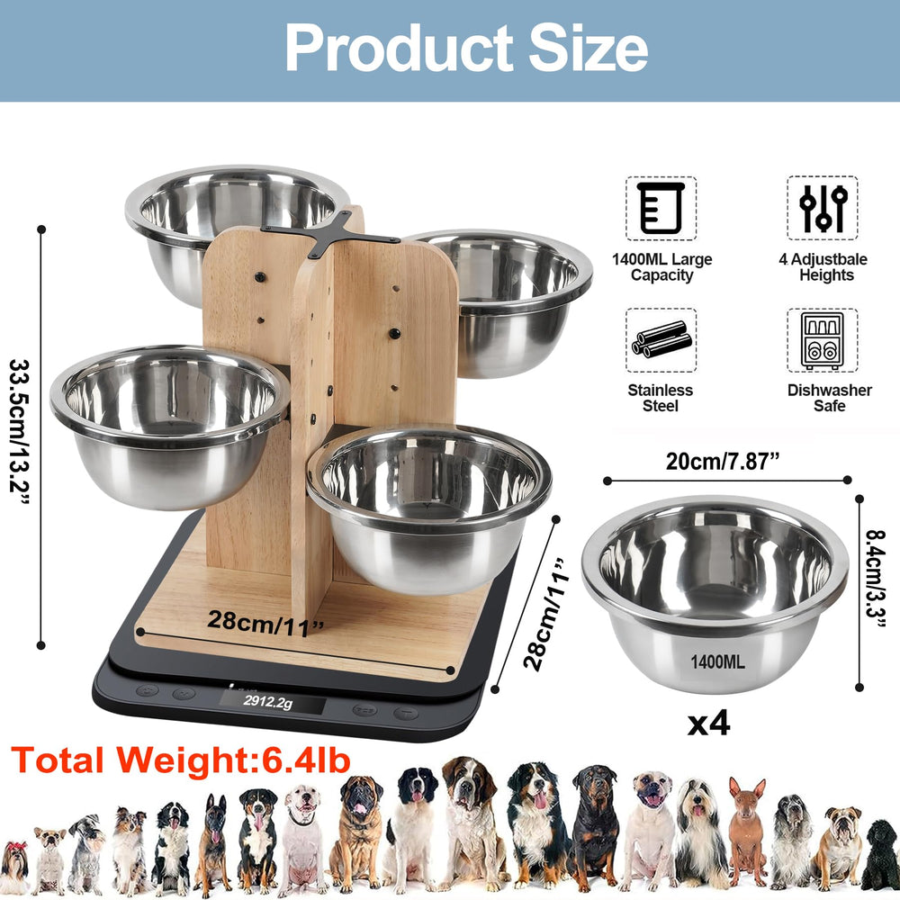 Handrong dog-eating quiet stand reduces noise during meals