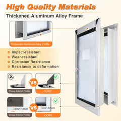 HANIML telescoping tunnel adjusts to wall thickness for flexible installation.