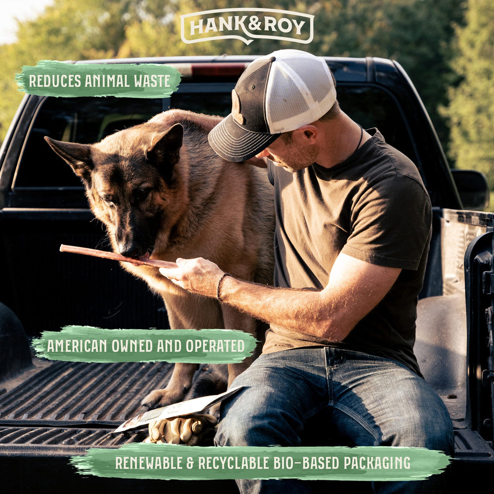 Hank and Roy American-owned, Brazil-sourced bully sticks — quality chew