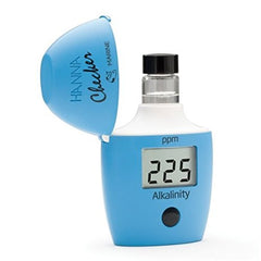 HI755 Checker HC portable colorimeter for on-site alkalinity checks in saltwater systems.