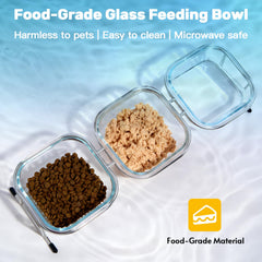 Hannadepot anti-slip feet prevent tipping during playful feeding.