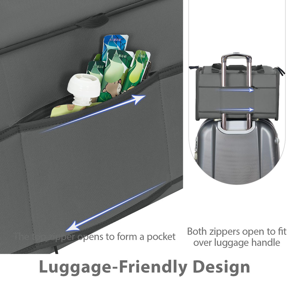 Hannadepot cat-dog-carrier-shoulder-hand-carry emphasizes versatile transport options