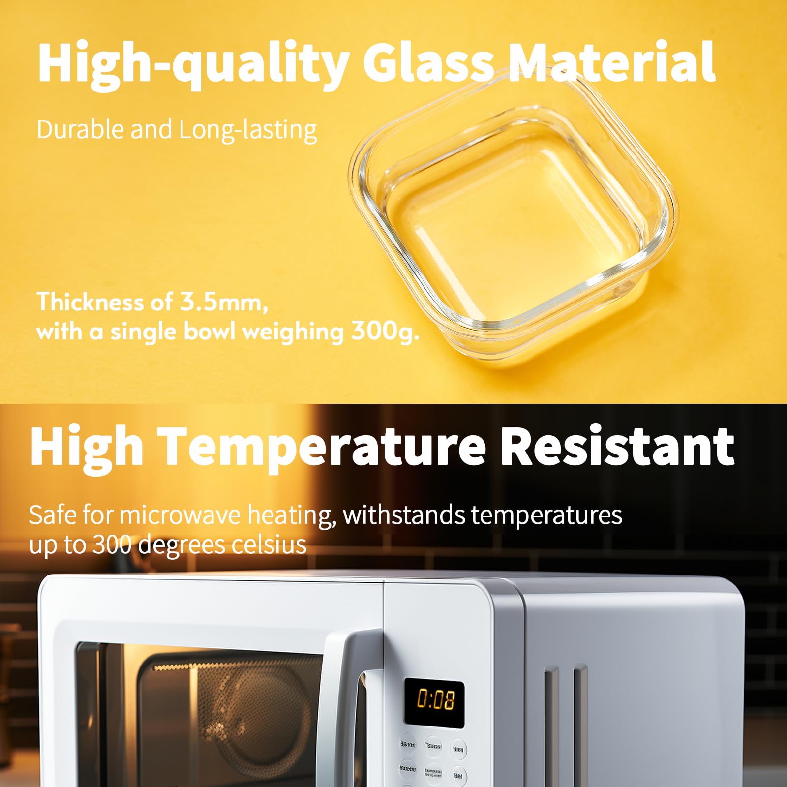 Hannadepot glass is microwave-friendly and heat resistant.