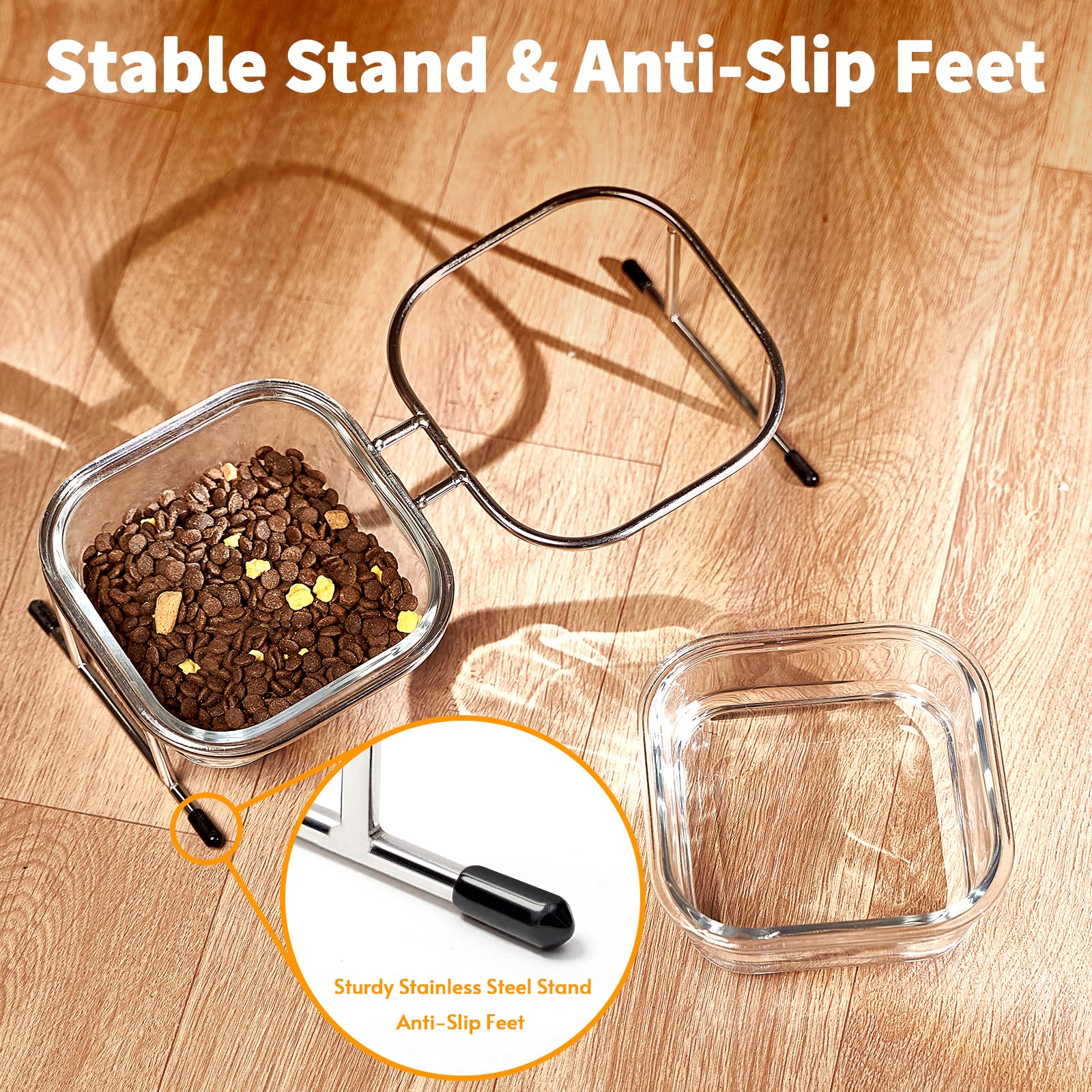 Hannadepot stainless steel stand provides sturdy support and durability.