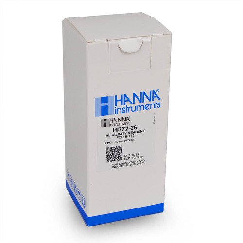 Hanna Instruments HI772-26 prepared reagents pack enables quick, accurate dKH checks