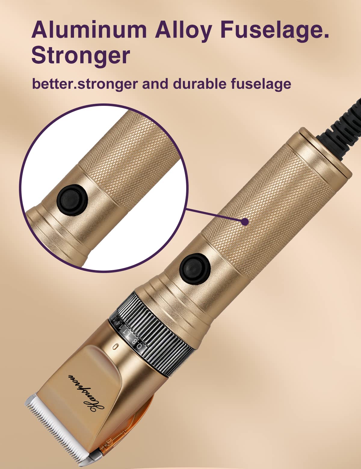 Hansprou guard combs 0.8–2mm for safe length control