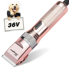 Hansprou dog clippers upgraded 36V motor delivers powerful, smooth trimming for thick coats.