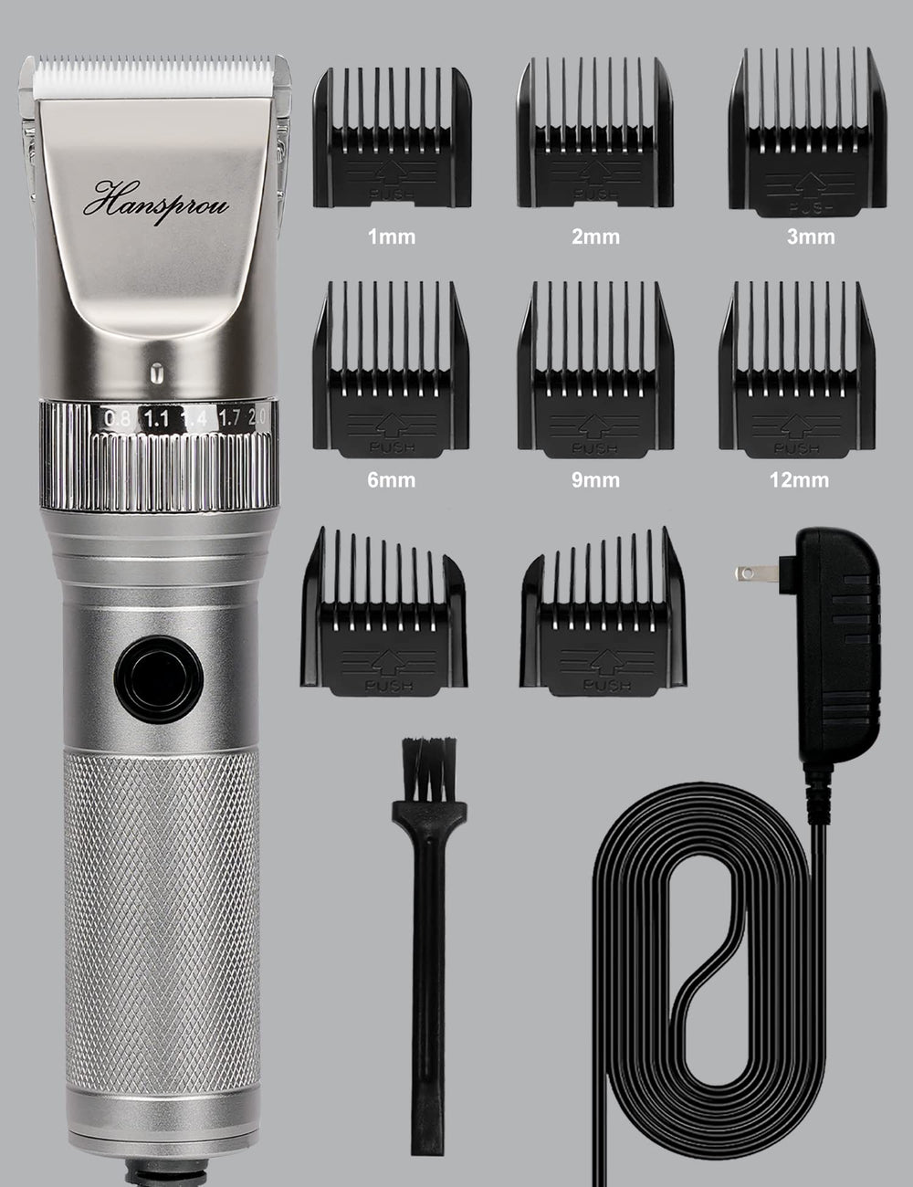 Hansprou plug-in-grooming-setup ready for professional or home use.