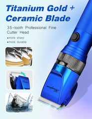 Hansprou titanium alloy ceramic blade close-up for durable, clean cuts
