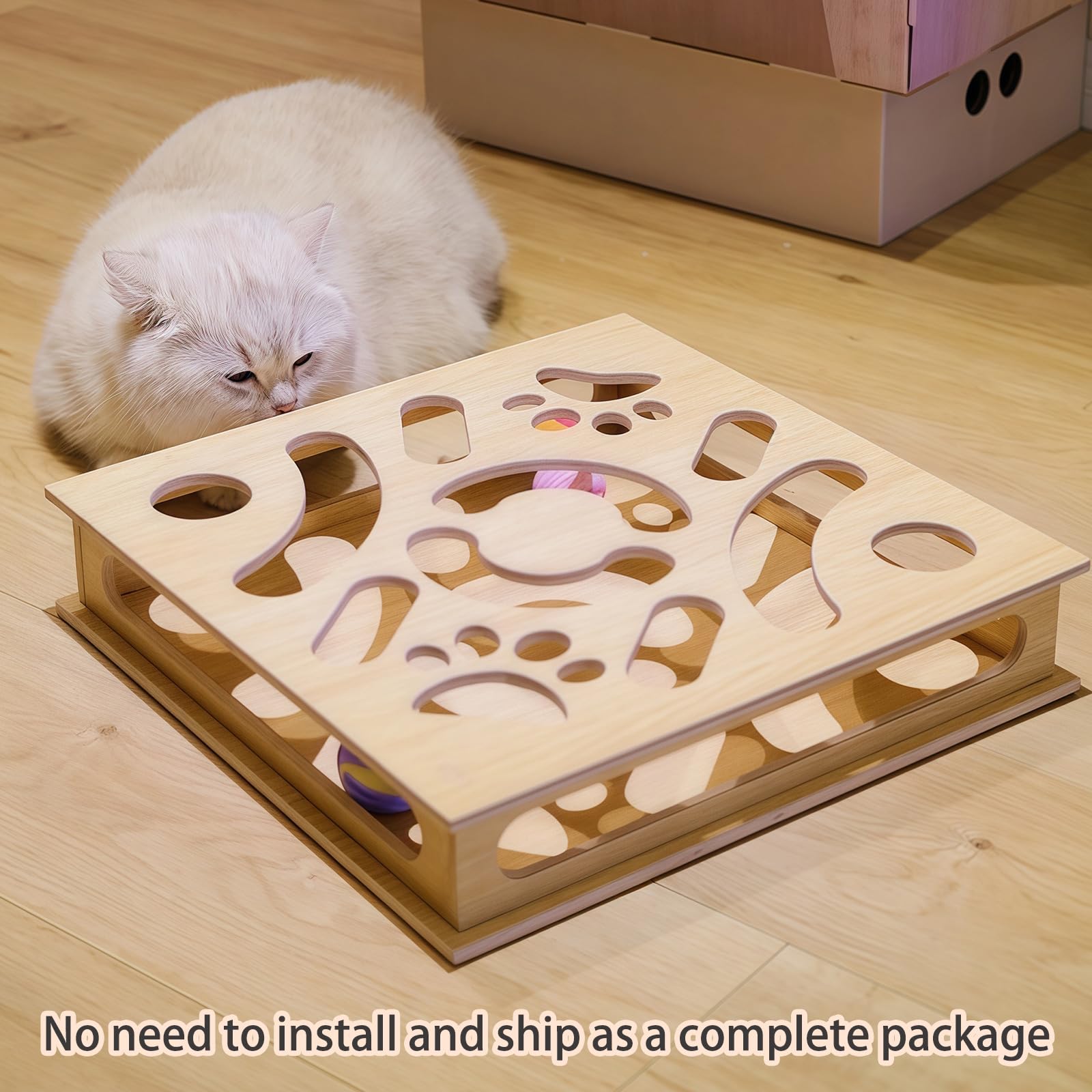 HaoCpetslian safe-rounded-corners protect nails and fur during play