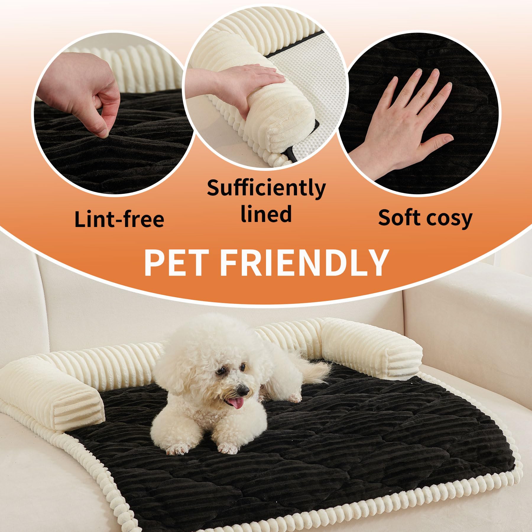 HAOMAIJIA dog bed suitable for car trips and crate padding