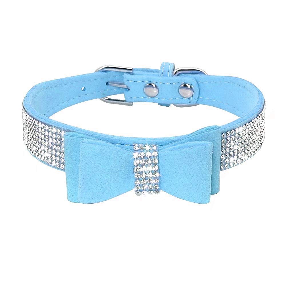 Haoyueer collar bling closeup rhinestones highlight premium sparkle for standout outings.