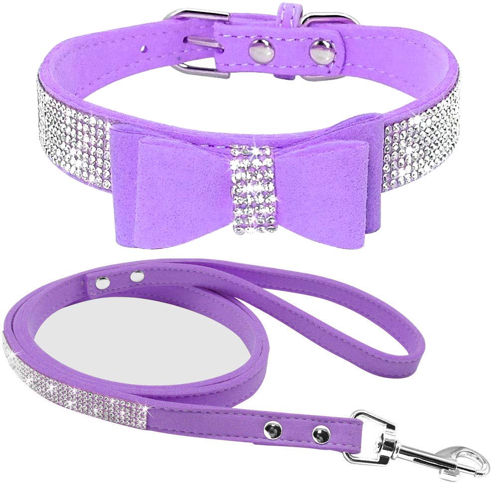 Haoyueer collar rhinestones close-up for stylish pet wear and sparkle