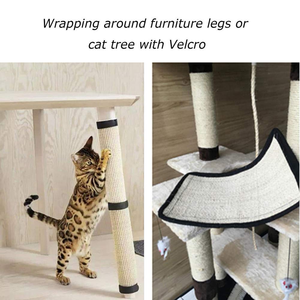 haozaikeji cat scratcher mat eco-friendly non-toxic plant-dyed materials.