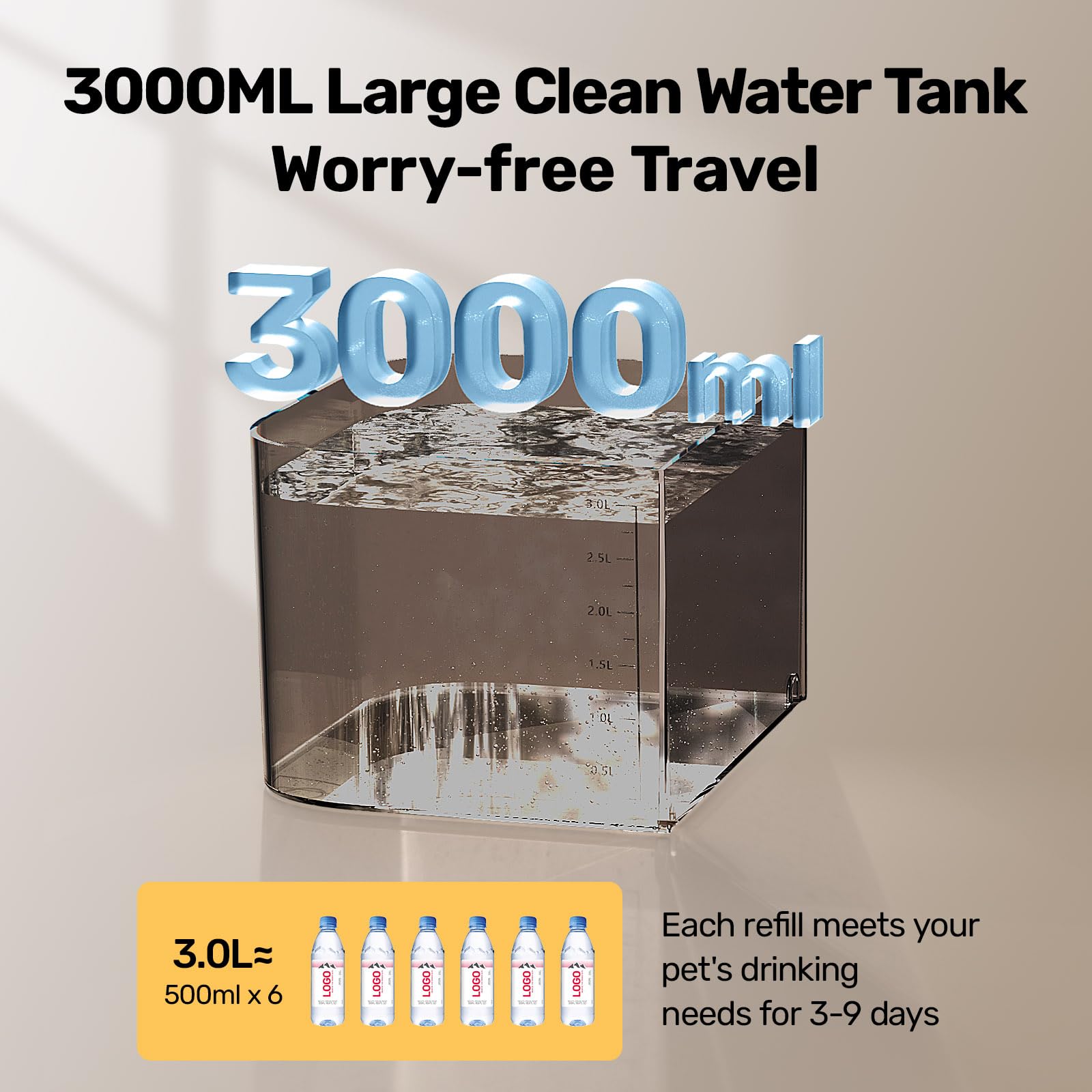 HAPAW BPA-free materials ensure safe water contact parts.