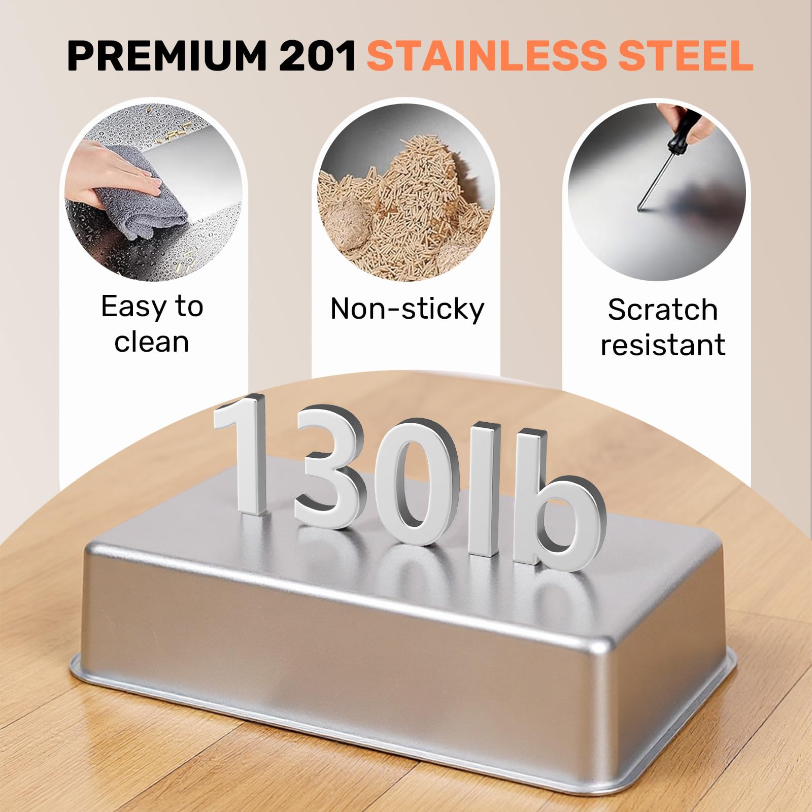HAPAW non-stick surface simplifies cleaning after use.