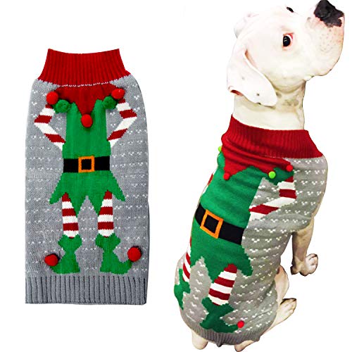 HAPEE Santa knit-detail closeup highlights durable stitching and cozy texture.