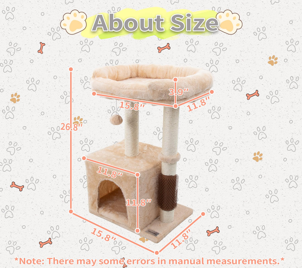 Hapineko industrial MDF core delivers sturdy stability for active kittens and curious cats.