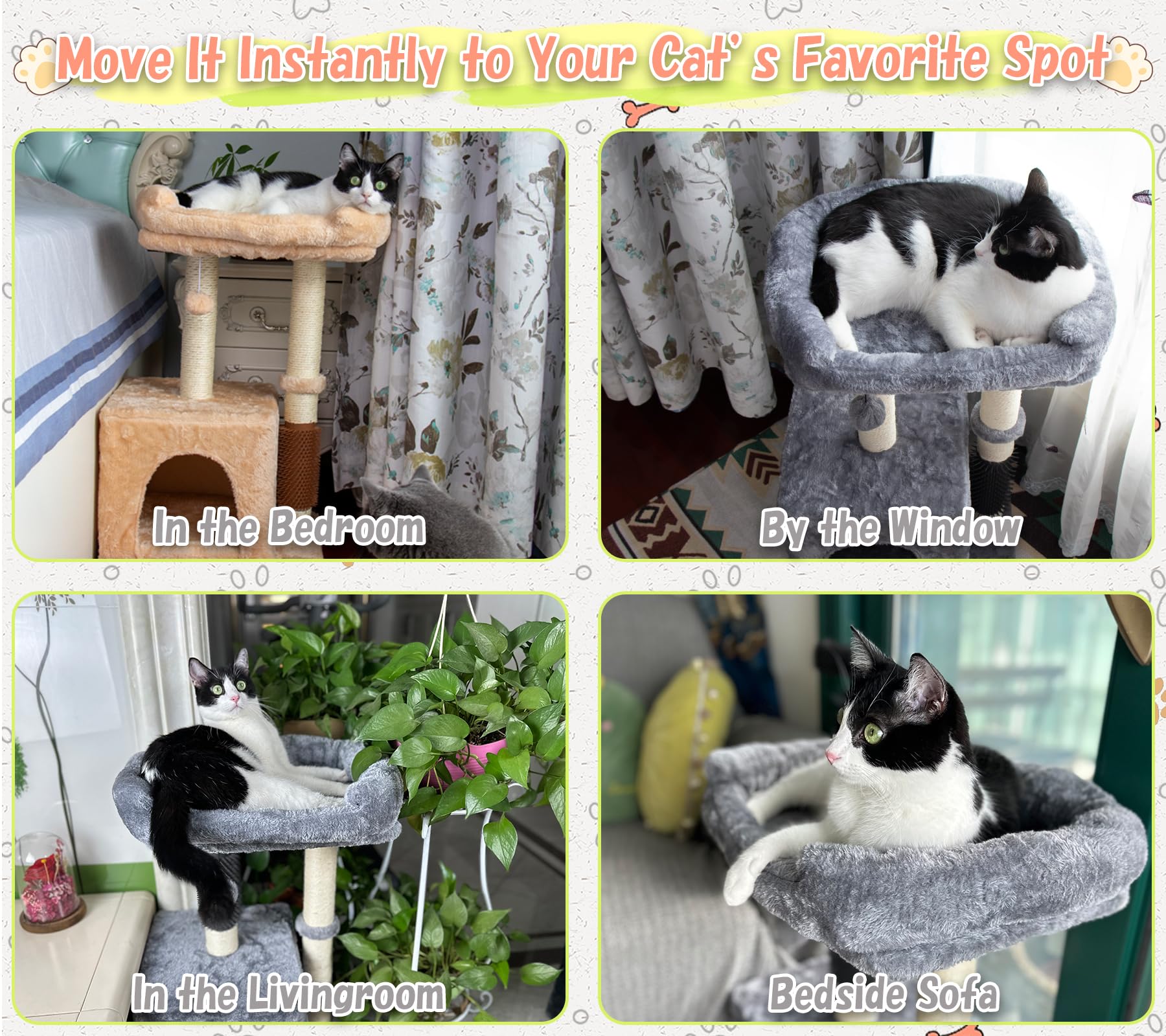 Hapineko removable covers make cleaning quick and keeping a fresh, cozy setup easier.