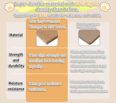 Hapineko sisal scratching column helps protect furniture while satisfying natural scratching instincts.