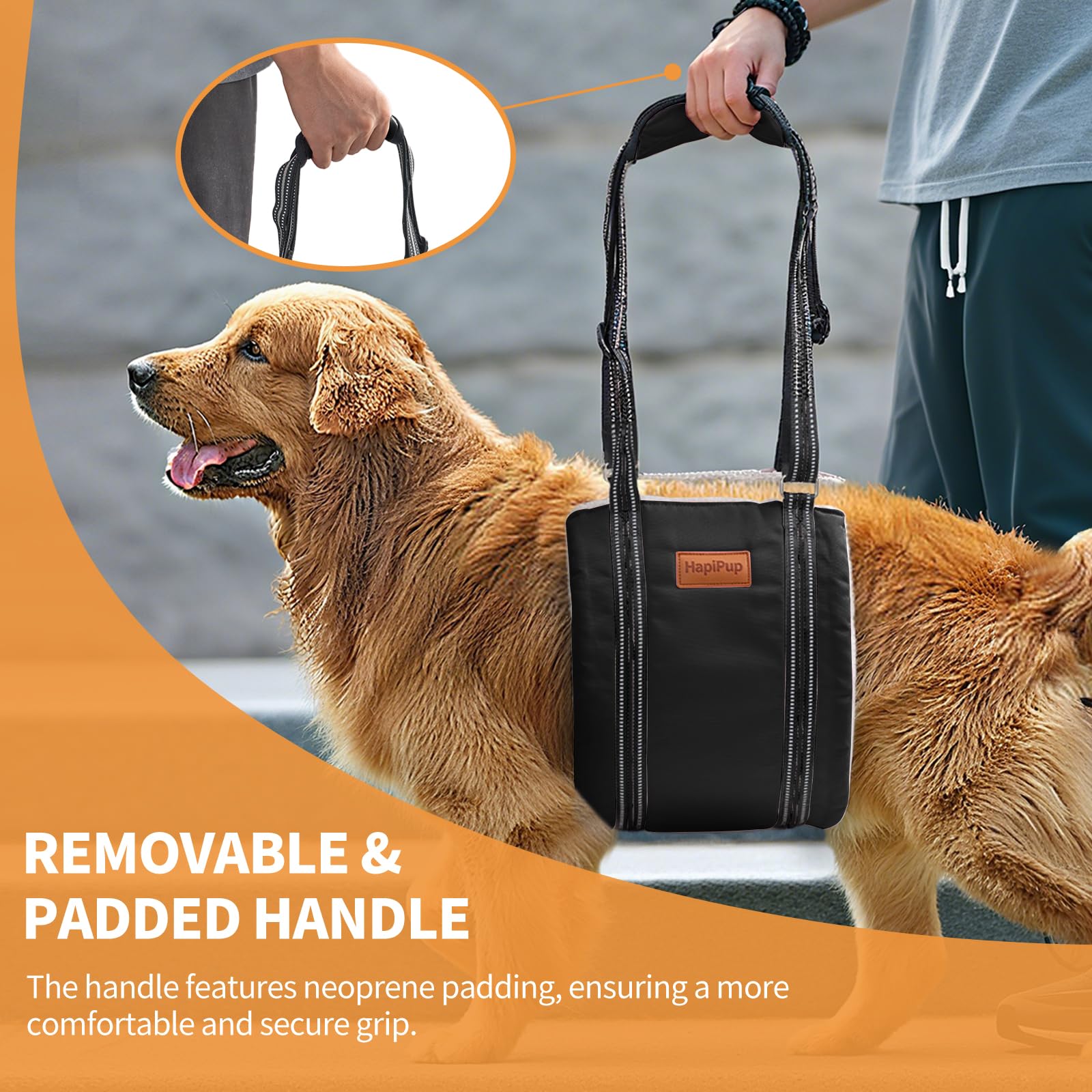 HapiPup soft lining emphasizes comfort and gentle contact